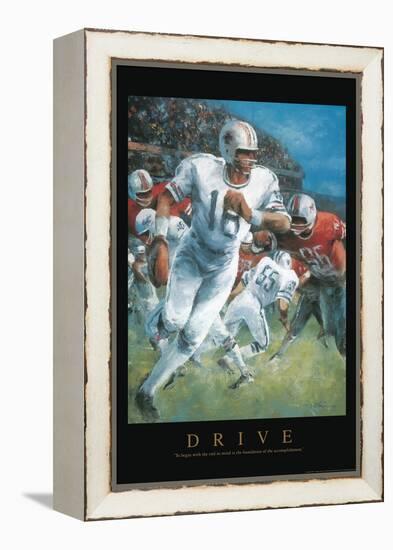Drive - Football-Unknown Unknown-Framed Stretched Canvas