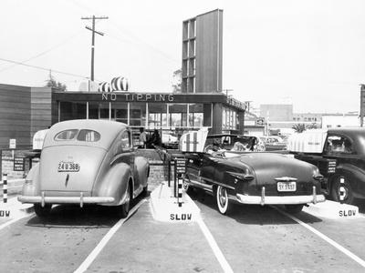 Drive In Restaurant The Track Los Angeles Ca July 10 1948 Photo Art Com