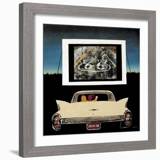 Drive In-Kc Haxton-Framed Art Print