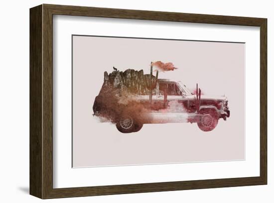 Drive Me Back Home No. 2-Robert Farkas-Framed Art Print