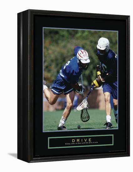 Drive-null-Framed Stretched Canvas