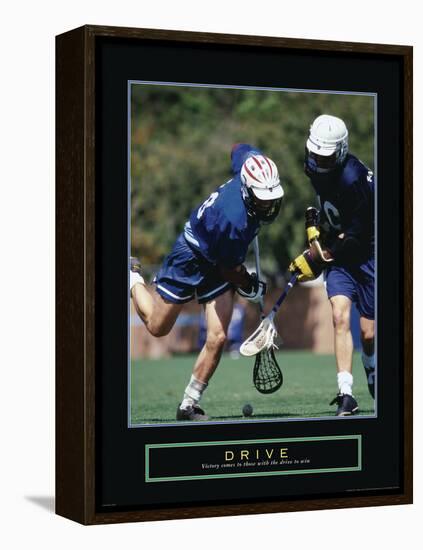 Drive-null-Framed Stretched Canvas