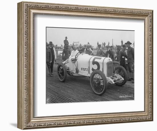Driver and No.5 Racecar, Tacoma Speedway, Circa 1919-Marvin Boland-Framed Giclee Print