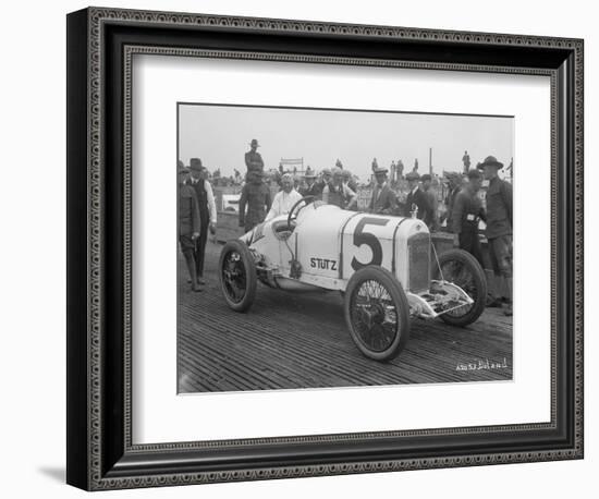 Driver and No.5 Racecar, Tacoma Speedway, Circa 1919-Marvin Boland-Framed Giclee Print