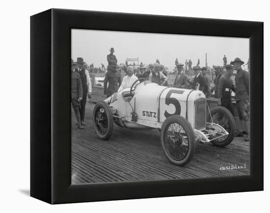 Driver and No.5 Racecar, Tacoma Speedway, Circa 1919-Marvin Boland-Framed Premier Image Canvas