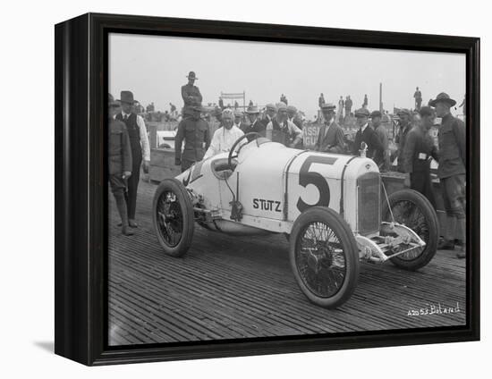 Driver and No.5 Racecar, Tacoma Speedway, Circa 1919-Marvin Boland-Framed Premier Image Canvas