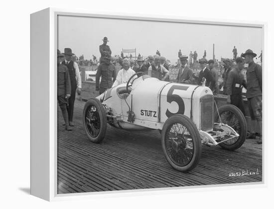Driver and No.5 Racecar, Tacoma Speedway, Circa 1919-Marvin Boland-Framed Premier Image Canvas