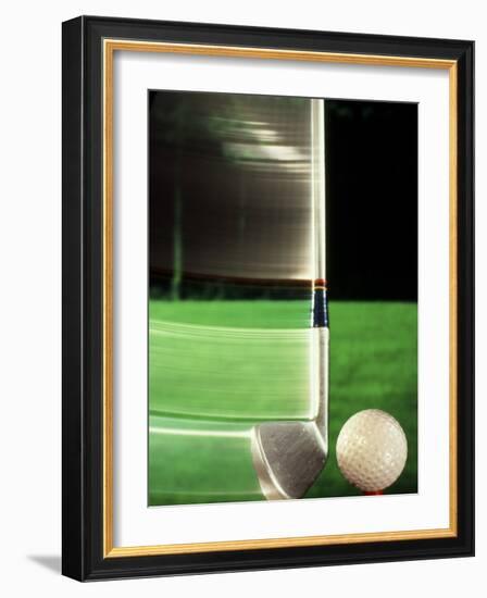 Driver, Ball and Tee-null-Framed Photographic Print