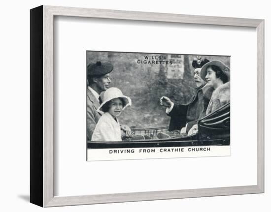 'Driving from Crathie Church', 1935 (1937)-Unknown-Framed Photographic Print