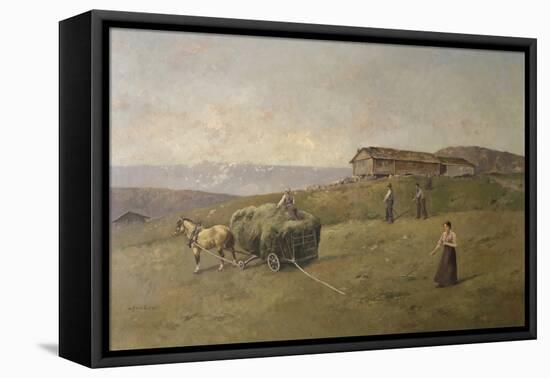 Driving Hay-Peder Severin Kroyer-Framed Premier Image Canvas