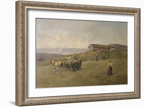 Driving Hay-Peder Severin Kroyer-Framed Giclee Print