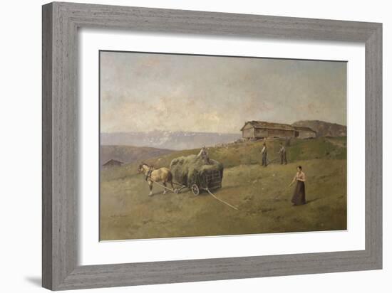 Driving Hay-Peder Severin Kroyer-Framed Giclee Print