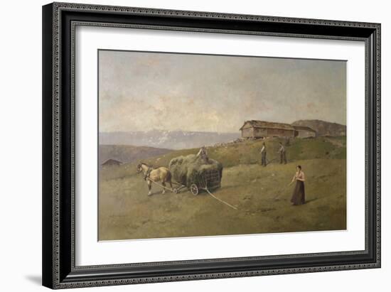 Driving Hay-Peder Severin Kroyer-Framed Giclee Print