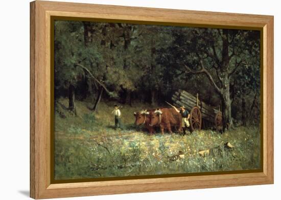 Driving Home the Cows, 1881-Edward Mitchell Bannister-Framed Premier Image Canvas