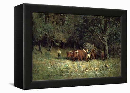 Driving Home the Cows, 1881-Edward Mitchell Bannister-Framed Premier Image Canvas