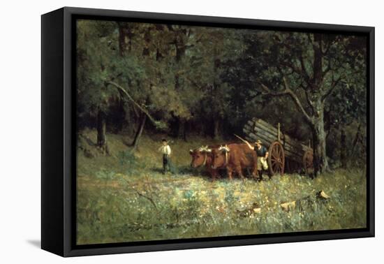 Driving Home the Cows, 1881-Edward Mitchell Bannister-Framed Premier Image Canvas