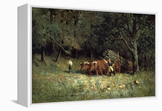 Driving Home the Cows, 1881-Edward Mitchell Bannister-Framed Premier Image Canvas