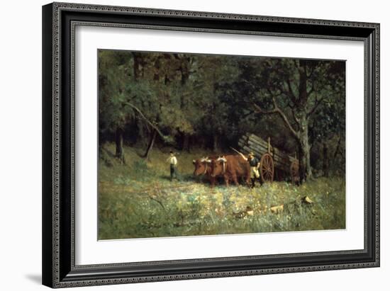 Driving Home the Cows, 1881-Edward Mitchell Bannister-Framed Giclee Print