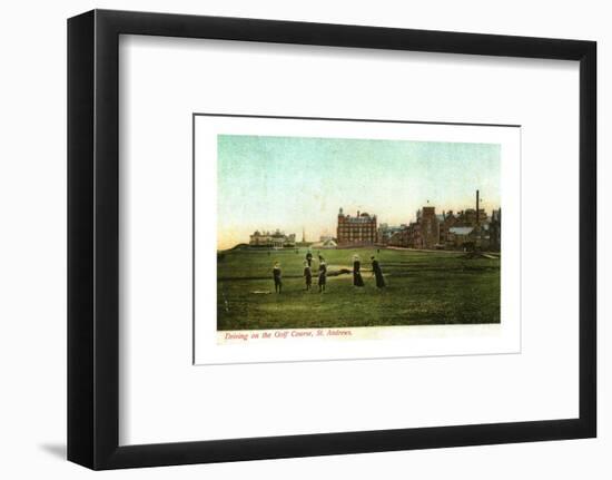 'Driving on the Golf Course, St. Andrews'-Unknown-Framed Photographic Print