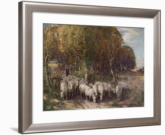 Driving the Flock-George Smith-Framed Giclee Print