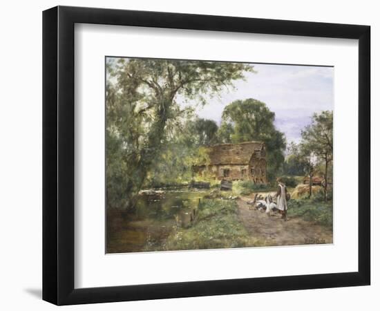 Driving the Geese-Henry John Yeend King-Framed Giclee Print