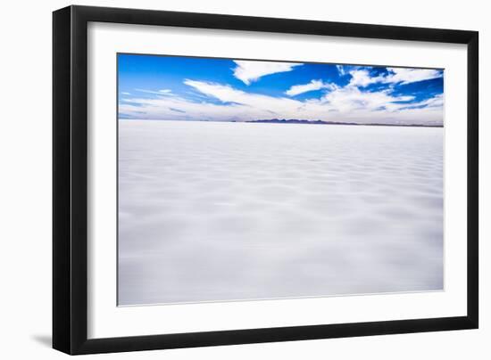 Driving Through Uyuni Salt Flats (Salar De Uyuni), Uyuni, Bolivia, South America-Matthew Williams-Ellis-Framed Photographic Print