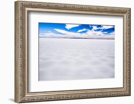 Driving Through Uyuni Salt Flats (Salar De Uyuni), Uyuni, Bolivia, South America-Matthew Williams-Ellis-Framed Photographic Print