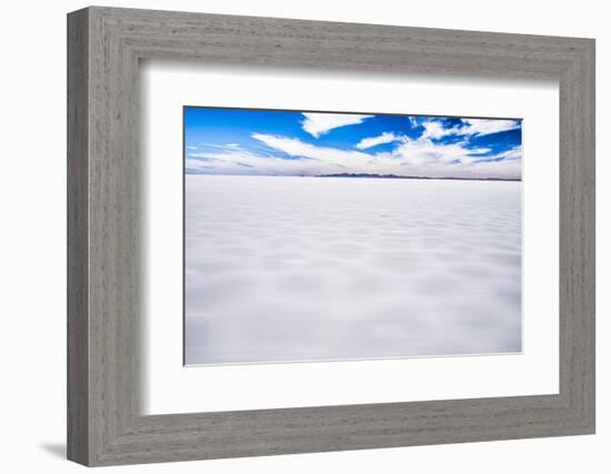 Driving Through Uyuni Salt Flats (Salar De Uyuni), Uyuni, Bolivia, South America-Matthew Williams-Ellis-Framed Photographic Print