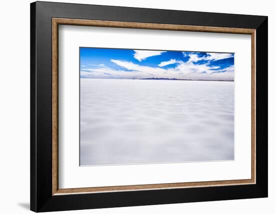 Driving Through Uyuni Salt Flats (Salar De Uyuni), Uyuni, Bolivia, South America-Matthew Williams-Ellis-Framed Photographic Print