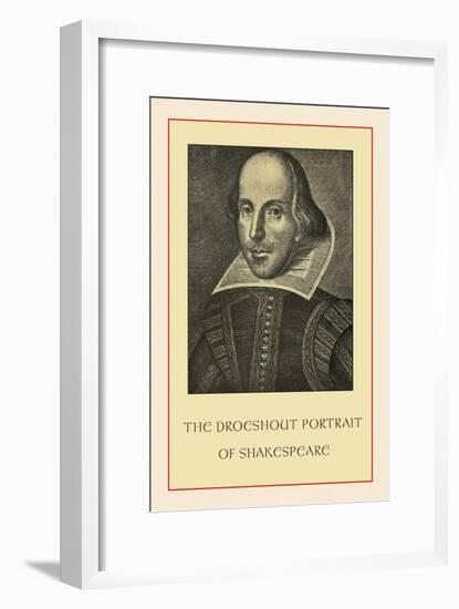 Droeshent Portrait of Shakespeare-null-Framed Art Print