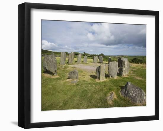 Drombeg Stone Circle, a Recumbent Stone Circle Locally Known As the Druid's Altar, Rep. of Ireland-Donald Nausbaum-Framed Photographic Print