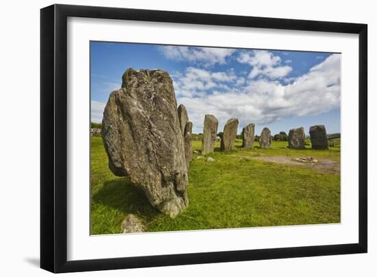 Drombeg stone circle, near Clonakilty, County Cork, Munster, Republic of Ireland, Europe-Nigel Hicks-Framed Photographic Print