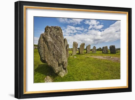 Drombeg stone circle, near Clonakilty, County Cork, Munster, Republic of Ireland, Europe-Nigel Hicks-Framed Photographic Print