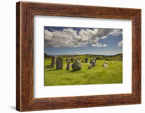 Drombeg stone circle, near Clonakilty, County Cork, Munster, Republic of Ireland, Europe-Nigel Hicks-Framed Photographic Print