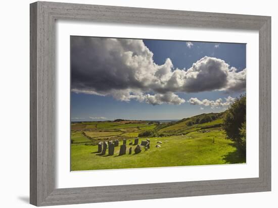 Drombeg stone circle, near Clonakilty, County Cork, Munster, Republic of Ireland, Europe-Nigel Hicks-Framed Photographic Print