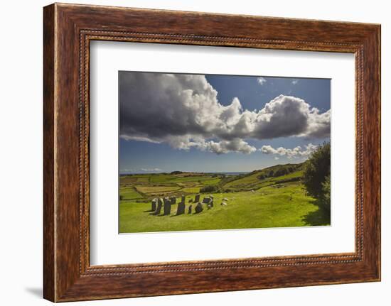 Drombeg stone circle, near Clonakilty, County Cork, Munster, Republic of Ireland, Europe-Nigel Hicks-Framed Photographic Print