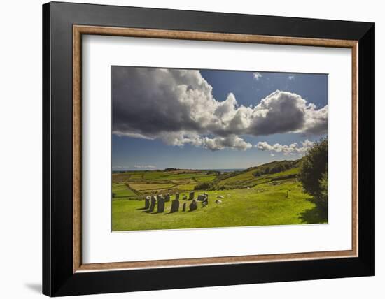 Drombeg stone circle, near Clonakilty, County Cork, Munster, Republic of Ireland, Europe-Nigel Hicks-Framed Photographic Print