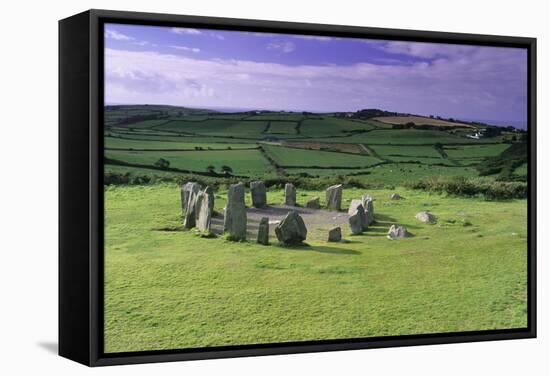 Drombeg Stone Circle-David Nunuk-Framed Premier Image Canvas