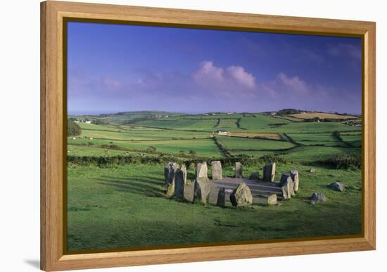 Drombeg Stone Circle-David Nunuk-Framed Premier Image Canvas