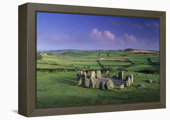 Drombeg Stone Circle-David Nunuk-Framed Premier Image Canvas