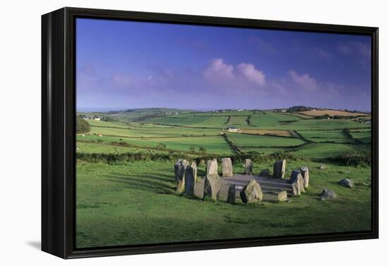 Drombeg Stone Circle-David Nunuk-Framed Premier Image Canvas