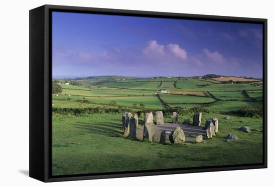 Drombeg Stone Circle-David Nunuk-Framed Premier Image Canvas