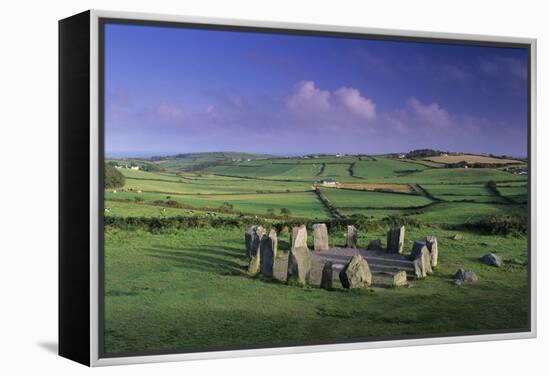 Drombeg Stone Circle-David Nunuk-Framed Premier Image Canvas