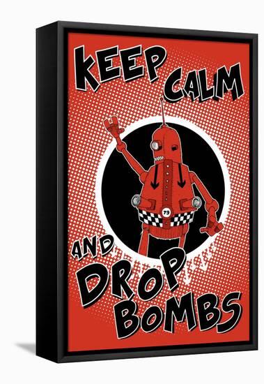 Drop Bombs-Craig Snodgrass-Framed Premier Image Canvas