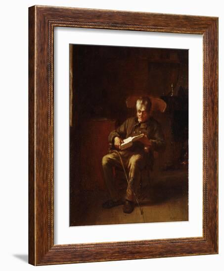 Dropping Off, 1873-Eastman Johnson-Framed Giclee Print