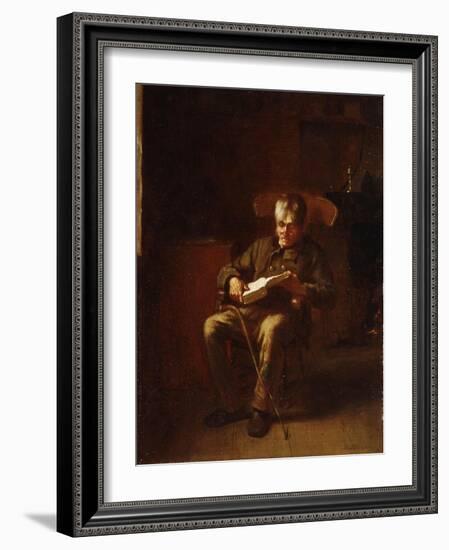 Dropping Off, 1873-Eastman Johnson-Framed Giclee Print