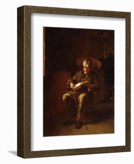 Dropping Off, 1873-Eastman Johnson-Framed Giclee Print