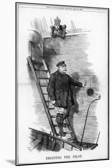 Dropping the Pilot, 1890-John Tenniel-Mounted Giclee Print