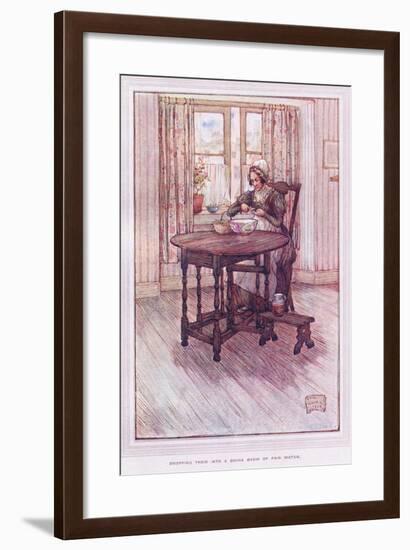 Dropping Them into a China Basin of Fair Water-Sybil Tawse-Framed Giclee Print