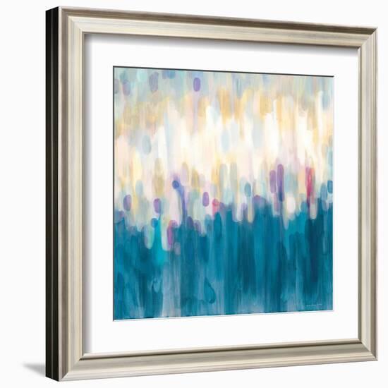 Drops of Indigo-Karen Lorena Parker-Framed Art Print